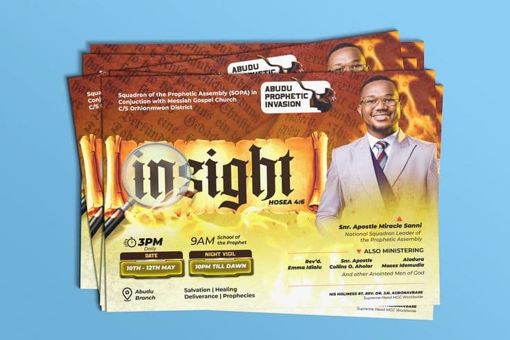 A5 Flyer Printing — printing in Lagos