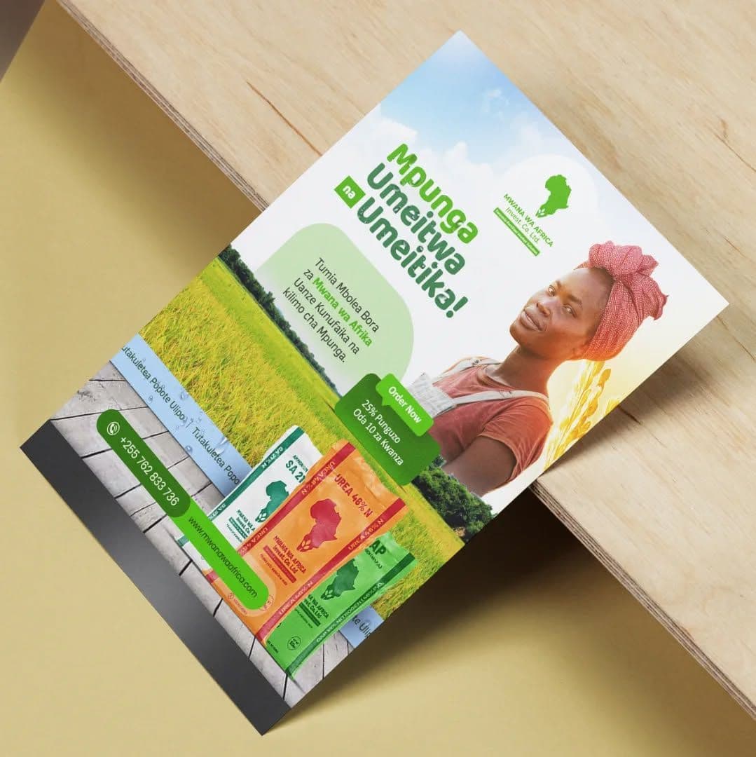 Bifold Flyer — printing in Lagos