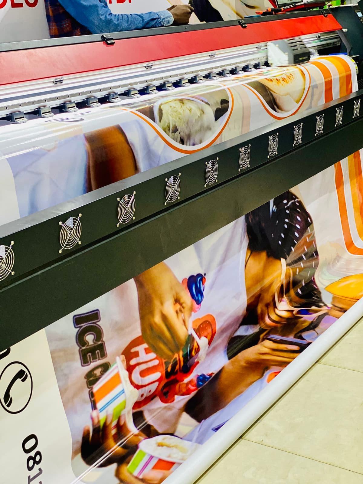 X Banner — printing in Lagos